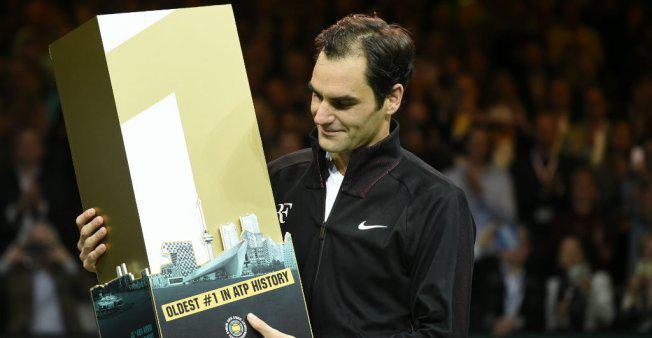 Tennis : Roger Federer est devenu le plus vieux numéro 1 mondial de l'histoire