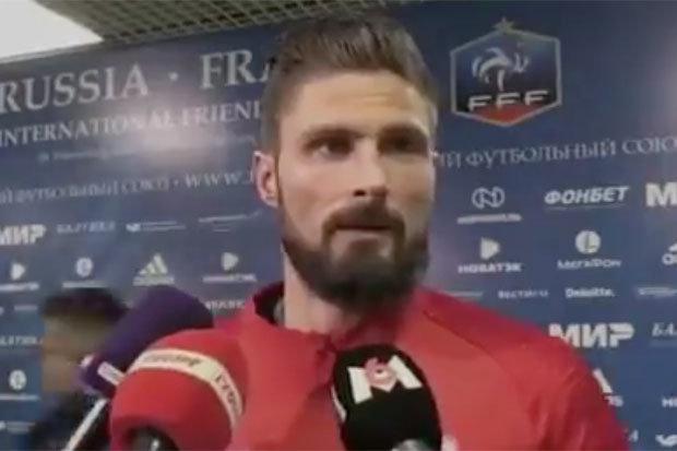 EDF : Olivier Giroud "vexé" par l'intérêt des journalistes pour Mbappé durant son interview... Regardez !!!