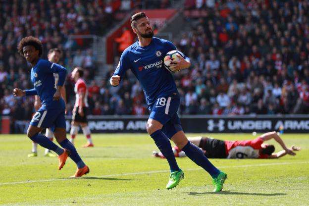 Menés 2 à 0 jusqu'à la 70e minute, Chelsea et Giroud renversent Southampton