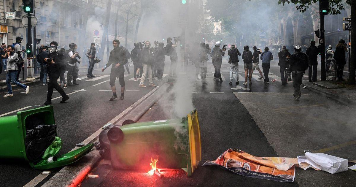 130 personnes interpellées à Paris dont 101 dans un lycée occupé