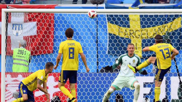 #SWESUI: la Suéde ouvre le score (1-0)
