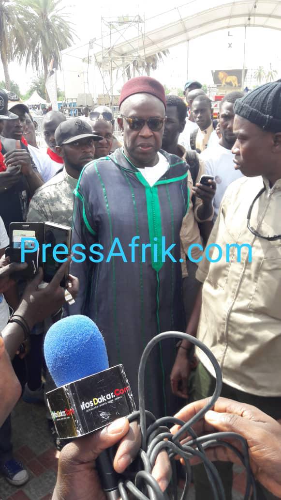Direct- Marche de l'opposition: Pape Diop et Mansour Sy Djamil sonnent la charge