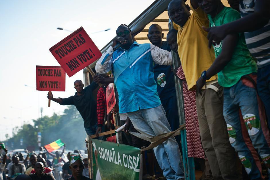 Présidentielle Mali: Des partisans de Soumaila Cissé manifestent contre les résultats provisoires du 2e tour