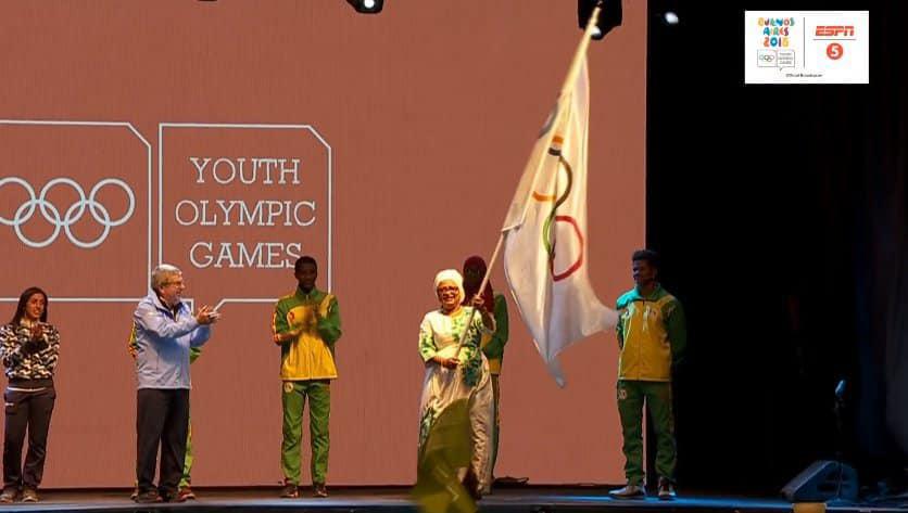 Soham Wardini a reçu le drapeau olympique pour les JOJ 2022