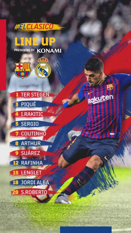 #Clasico #REABAR : les compos officielles des deux équipes