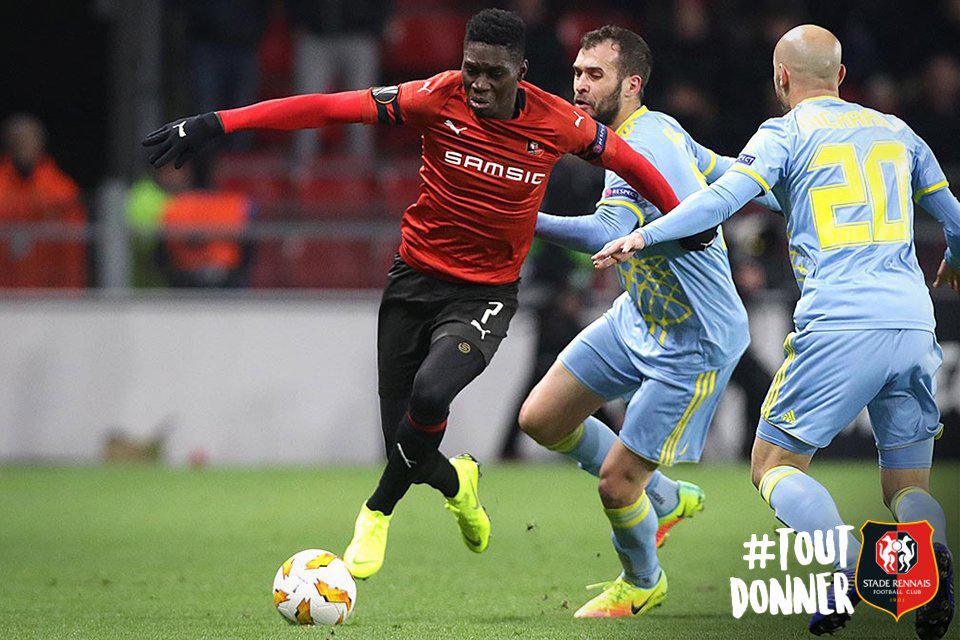 Europa League : Ismaila Sarr offre la qualification à Rennes avec un doublé