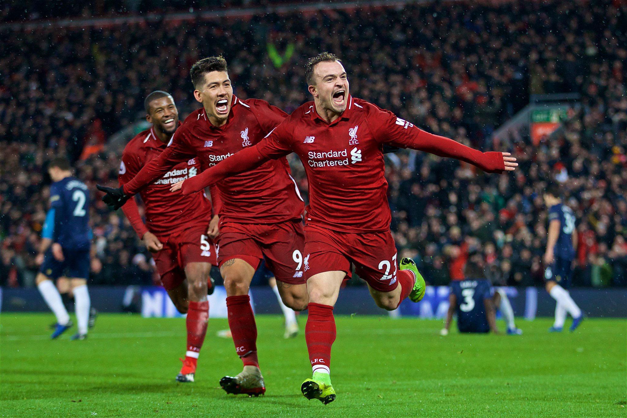 Liverpool assomme ManU et reprend la tête de la Premier League