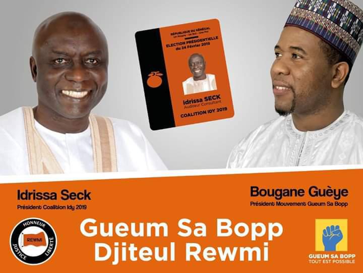 Bougane Gueye Dany a rejoint Idy
