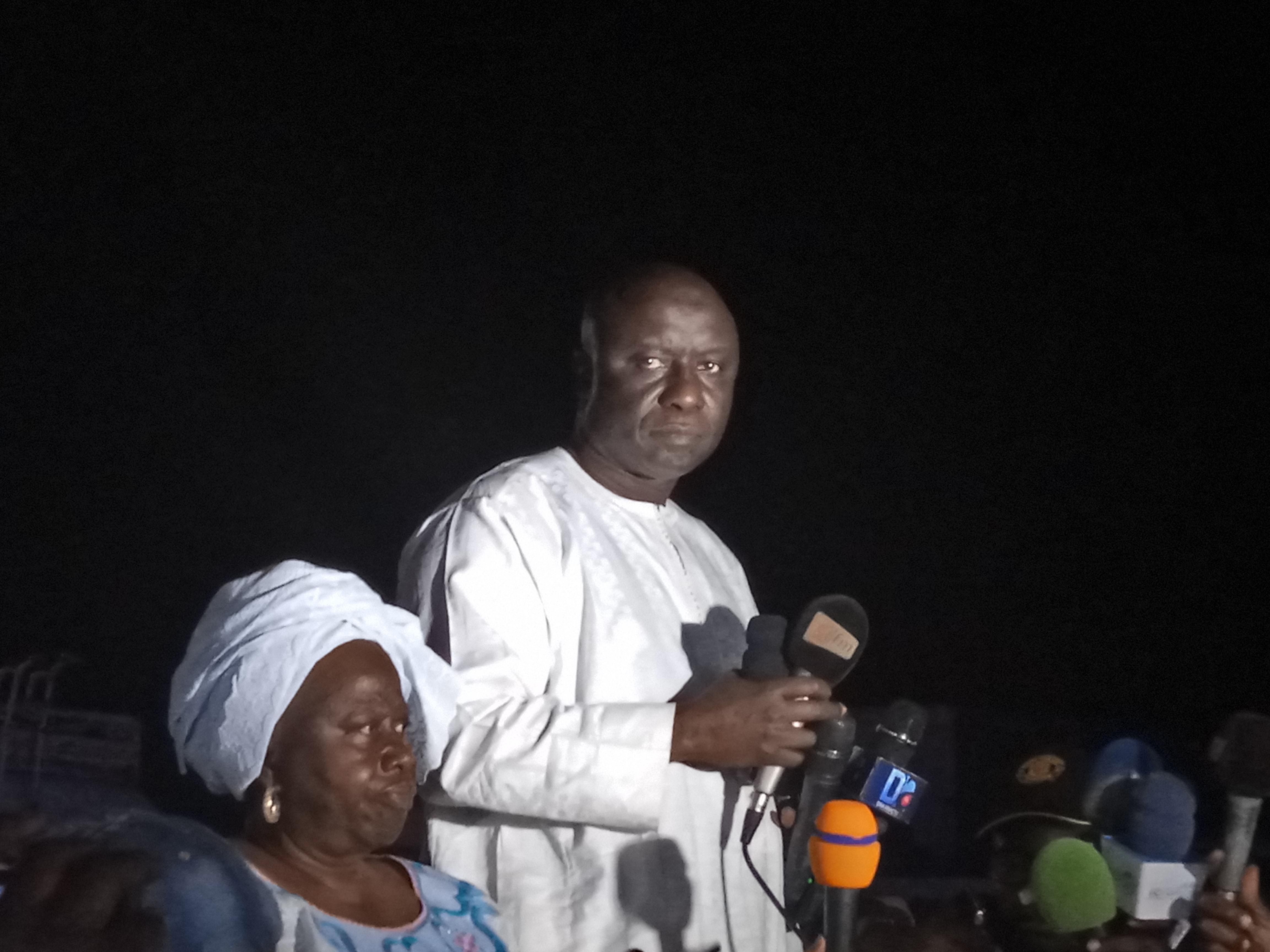 Idrissa à Kaffrine: "je suis convaincu que le Sénégal prendra un autre tournant le soir du 24 février"
