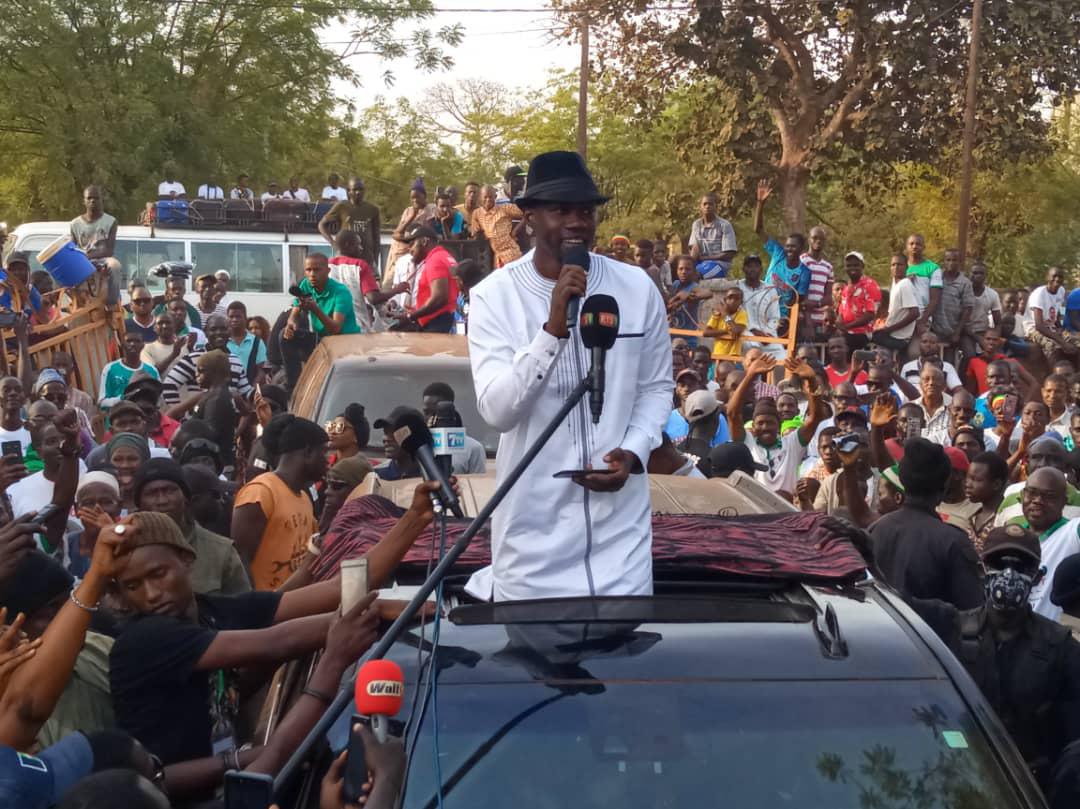 Kédougou : Ousmane Sonko promet de faire des régions périphériques sa priorité