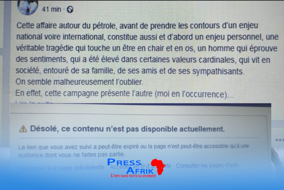 Démission d'Aliou Sall à la tête de la CDC: la lettre publiée via Facebook supprimée