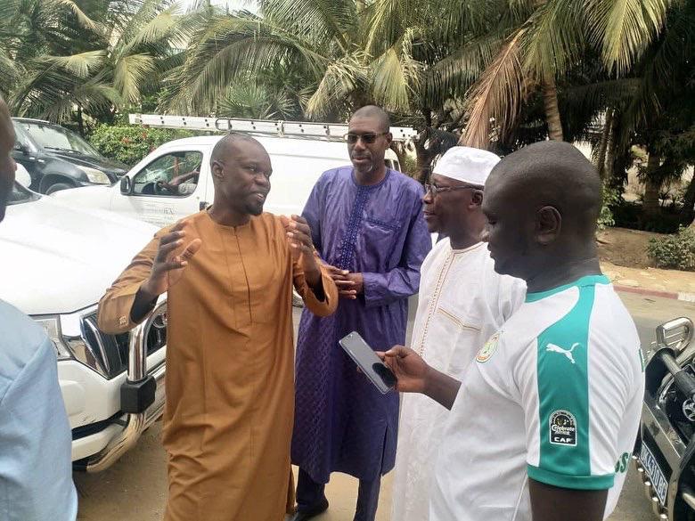 Ousmane Sonko à la Section des Recherches... les images