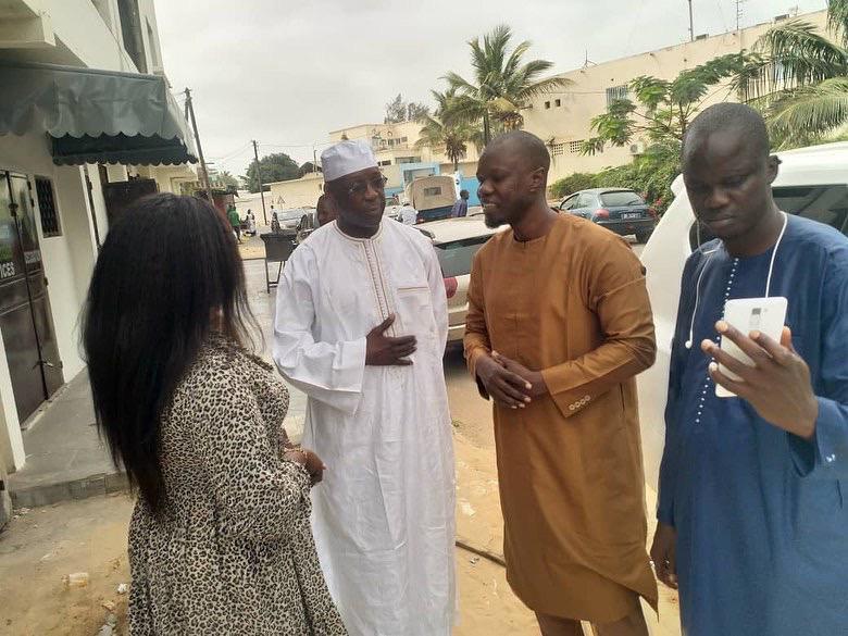 Ousmane Sonko à la Section des Recherches... les images