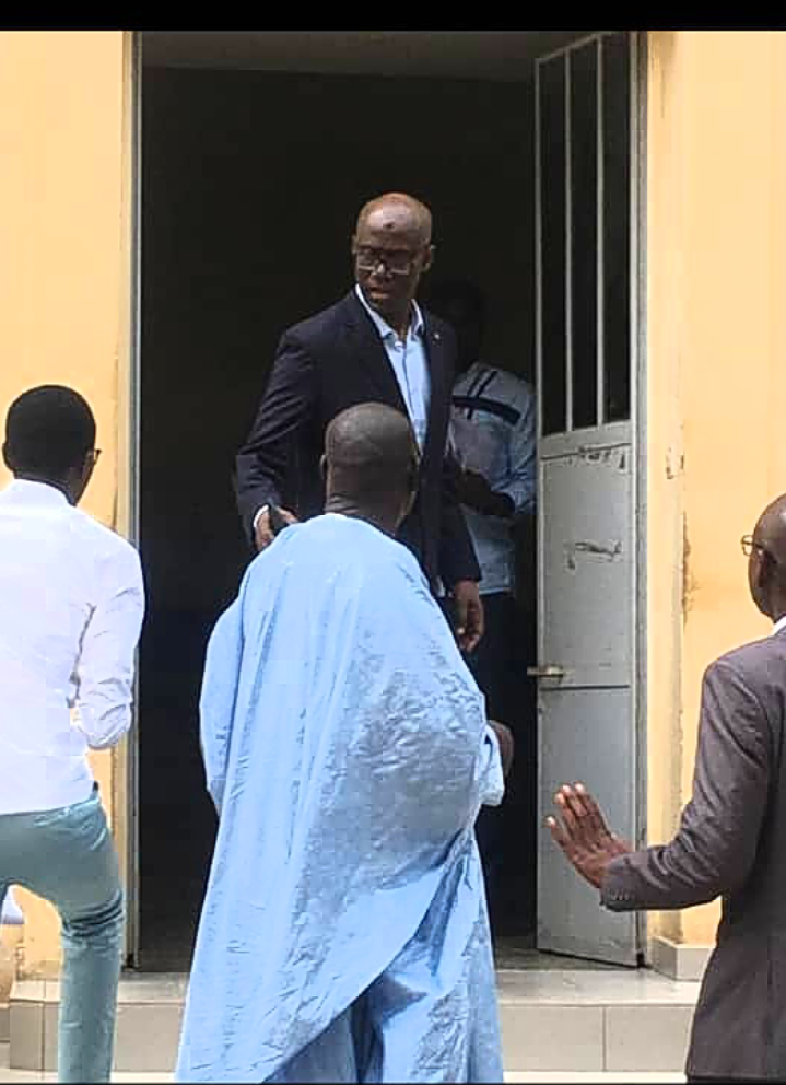 Thierno Alassane Sall à la sortie de son audition: "j’ai signifié à la DIC mon objection à la procédure"