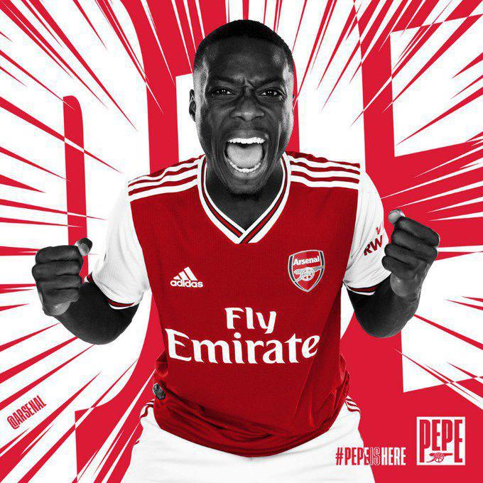 Arsenal annonce l’arrivée de Nicolas Pepe: un transfert record de l'Ivoirien
