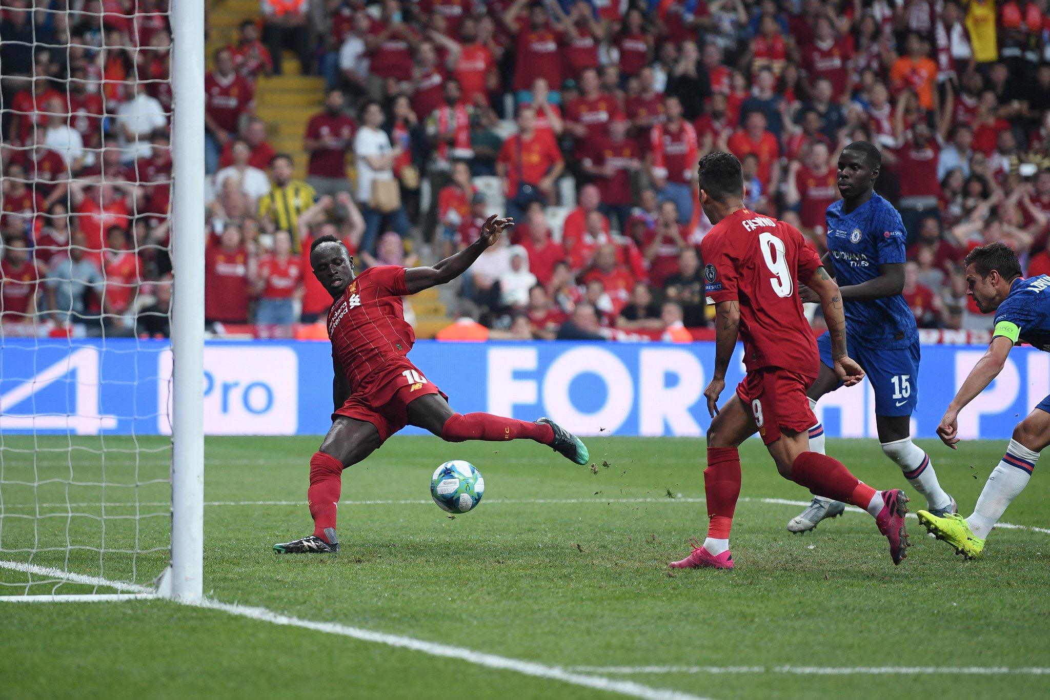 Finale Supercoupe d’Europe: Mané donne l’avantage à Liverpool (2-1)