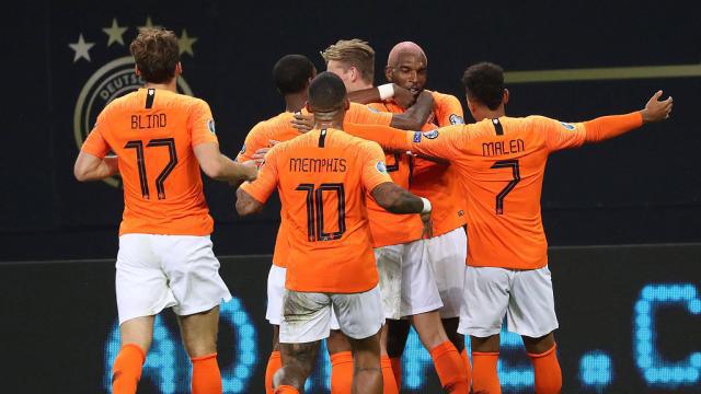 Qualifications Euro 2020: les Pays-Bas corrigent l’Allemagne dans un match fou (4-2)