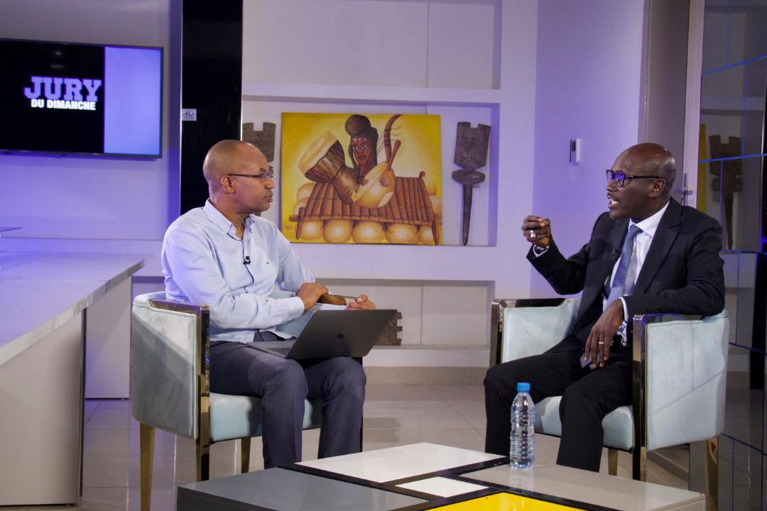Le ministre-conseiller Seydou Gueye sur le plateau du JDD avec Mamadou Ibra Kane