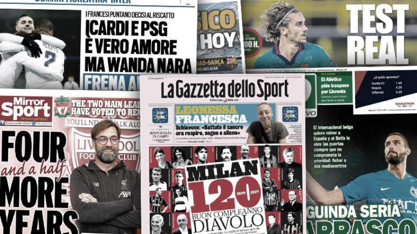 Wanda Nara gâche les plans du PSG pour Icardi, Jürgen Klopp justifie sa prolongation longue durée à Liverpool