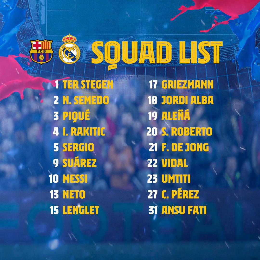 FC Barcelone vs Real Madrid: Moussa Wagué zappé Clasico 