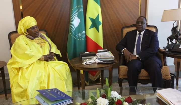 Aminata Mbengue Ndiaye reçue en audience par le chef de l'Etat Macky Sall