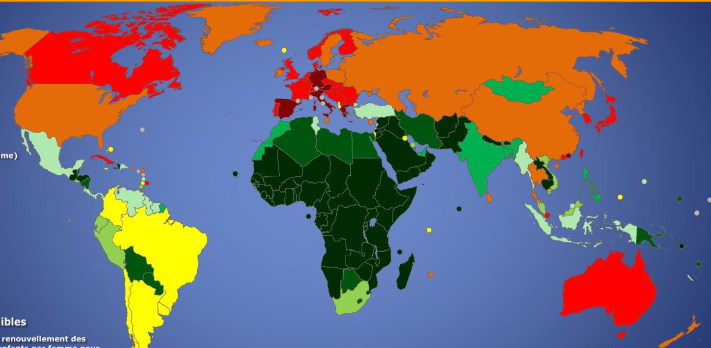 Population mondiale: Nous serons 8,8 milliards d'humains en 2100, moins qu'estimé par l'Onu