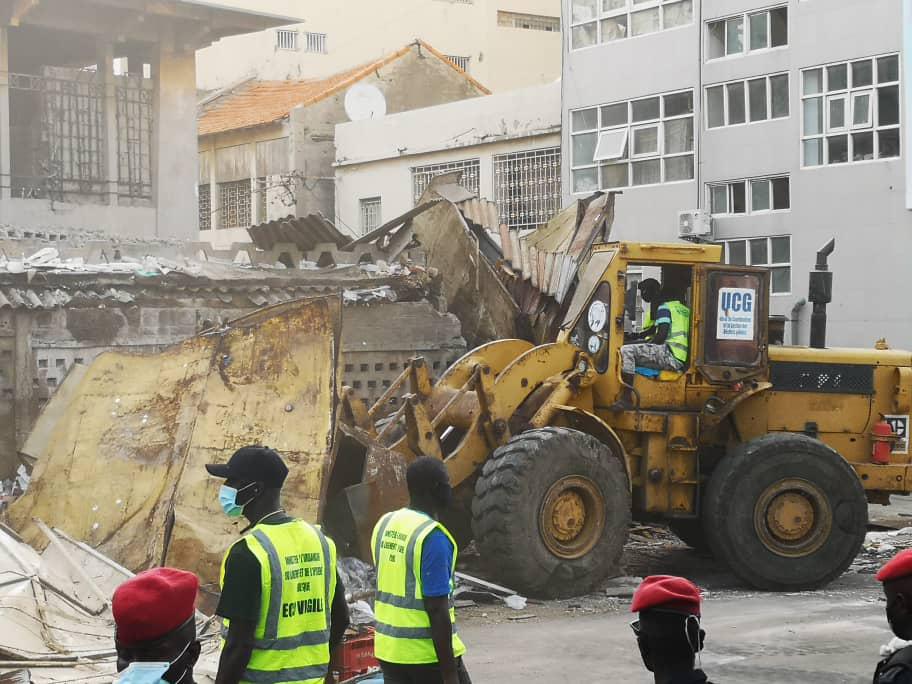 Démolition marché Sandaga: mystère autour d'une cantine épargnée