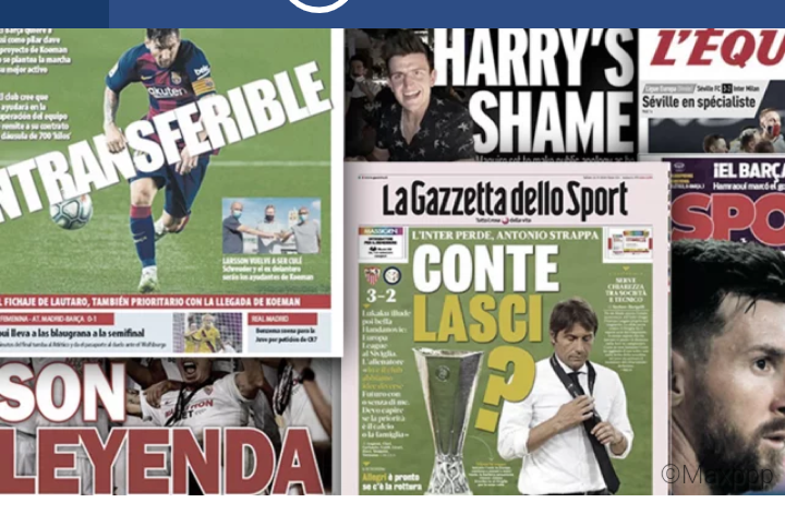Le message énigmatique d'Antonio Conte fait trembler l'Inter, la presse anglaise cartonne Harry Maguire