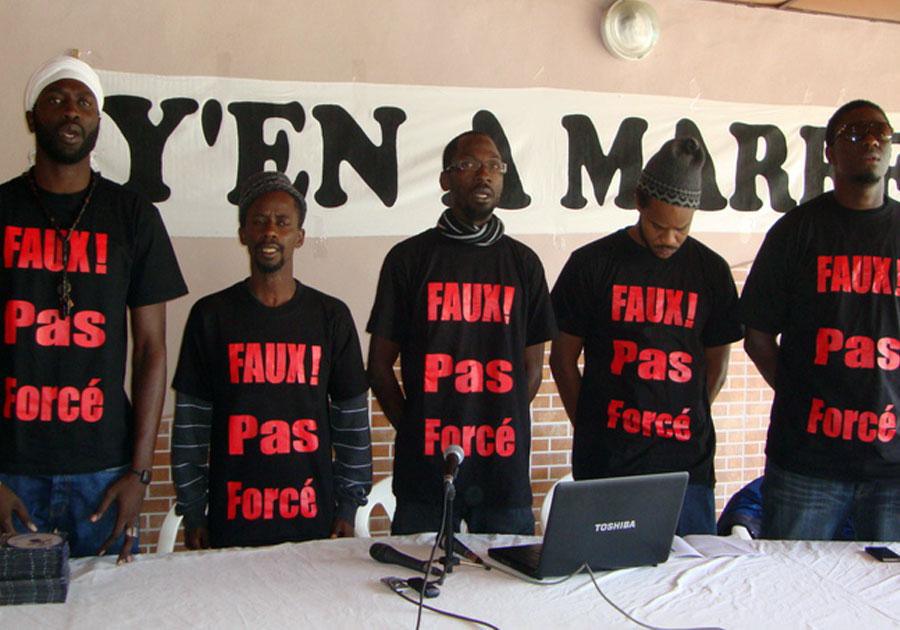 Des membres de Y en a marre déposent une plainte devant la Cour d’appel, après leur arrestation devant le siège de Orange 