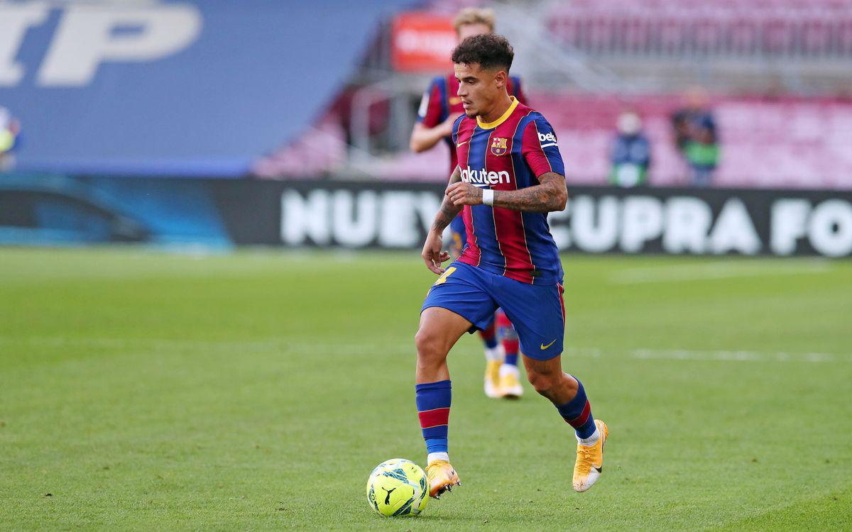 FC Barcelone: Coutinho blessé
