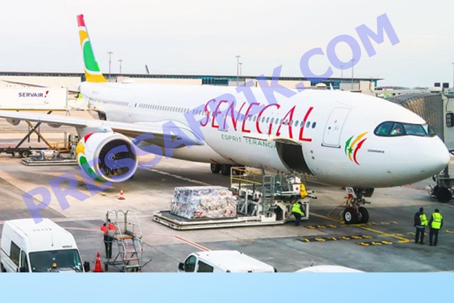 Vol HC 40 entre Paris et Dakar: un appareil d'Air Sénégal endommagé par un container