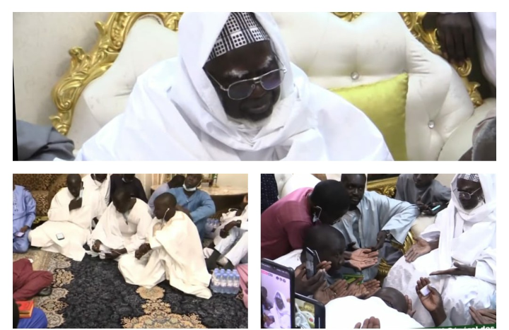 Touba: Assane Diouf, Clédor Sène.... reçus par le Khalife général des Mourides