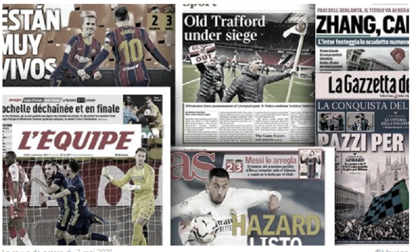 L'Angleterre choquée par les incidents à Old Trafford, l'Italie totalement sous le charme du titre de l'Inter