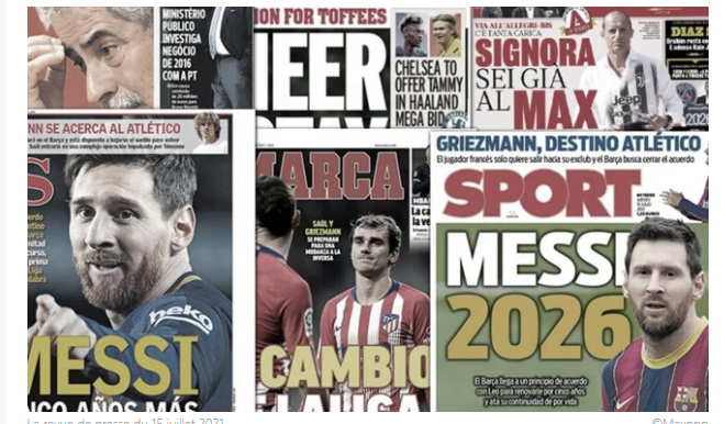 Le nouveau contrat de Messi rend folle l'Espagne, Chelsea a trouvé comment s'offrir Haaland