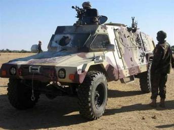 Des soldats tchadiens près d'Abéché. (Photo : AFP)