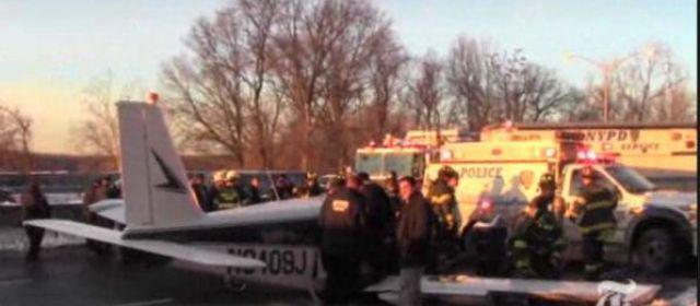 Froid sur New York : un avion atterrit d'urgence en plein Bronx