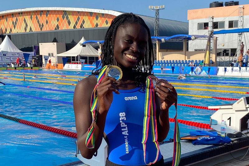Natation : Oumy Diop et Mathieu Ousmane battent 3 records du Sénégal