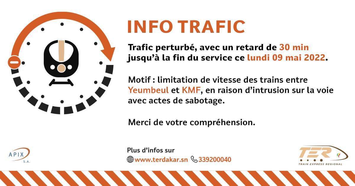 Perturbation du trafic du TER: L'Apix dénonce un acte de "sabotage"