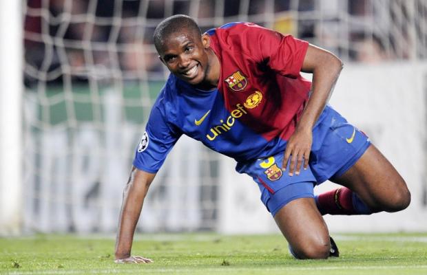 Samuel Eto'o avec le Barça en 2009