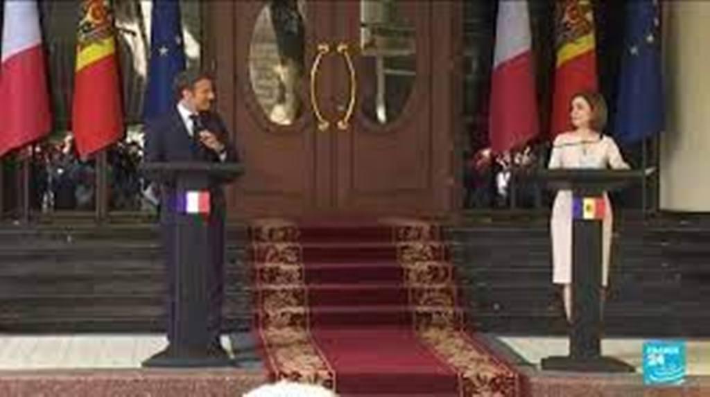 "La France est l'un des premiers soutiens de la Moldavie", insiste Emmanuel Macron