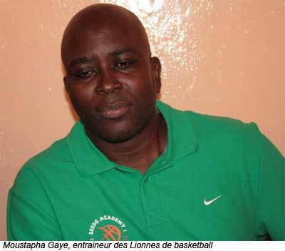 Basket-Ball : Moustapha Gaye  rempile  sur le banc des « lionnes »