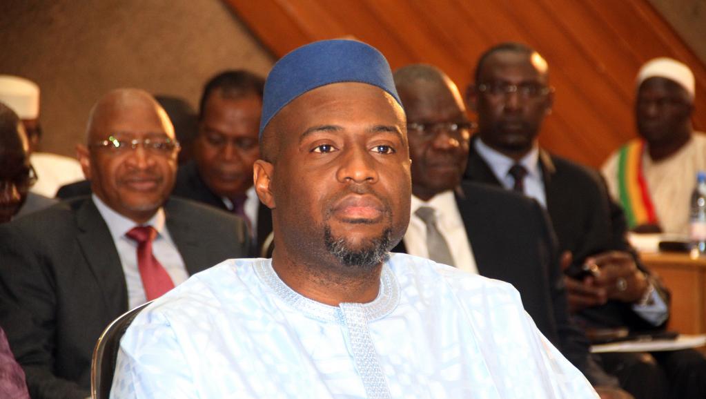 Le Premier ministre malien Moussa Mara au Parlement à Bamako, le 29 avril 2014. AFP PHOTO / HABIBOU KOUYATE