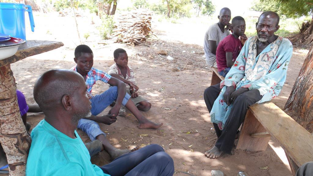 Déplacés chrétiens dans le village de Kopa après l'attaque de leur village par Boko Haram. RFI/Nicolas Champeaux
