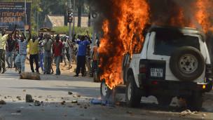 Scène de violence en Centrafrique