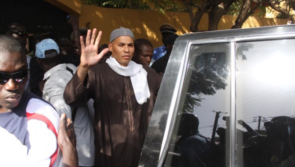 Karim Wade en avril 2013 à Dakar. AFP PHOTO