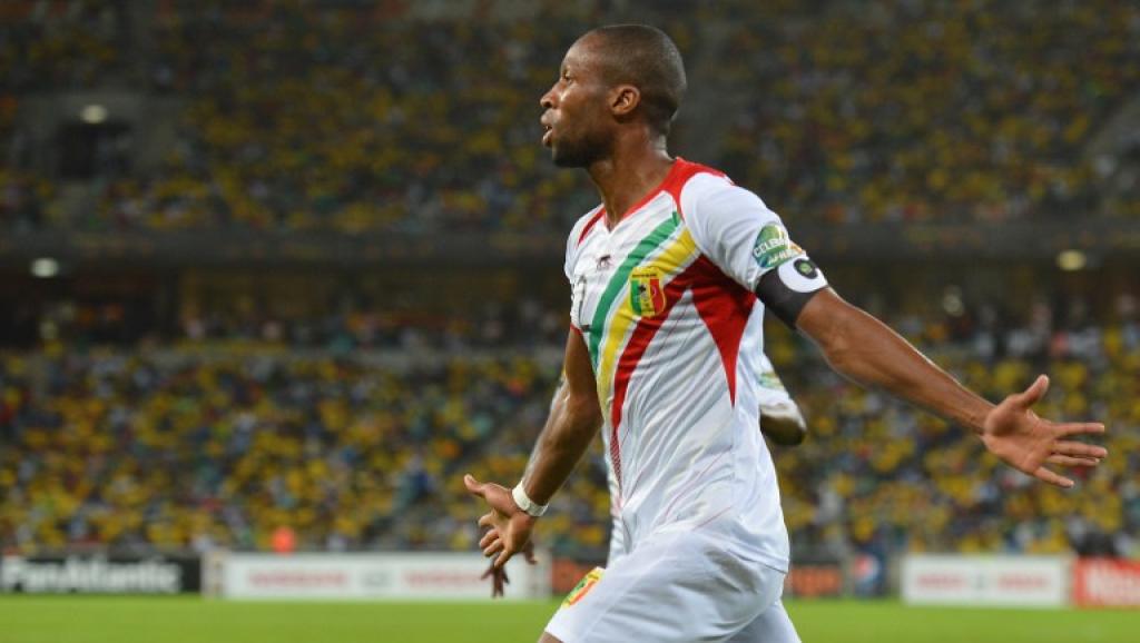 Seydou Keita lors de la Coupe d'Afrique des Nations en 2013 en Afrique du Sud. AFP PHOTO / BEN STANSALL