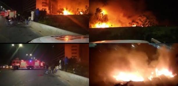 Incendie à la Zone de captage : d'importants dégâts matériels et un blessé enregistrés