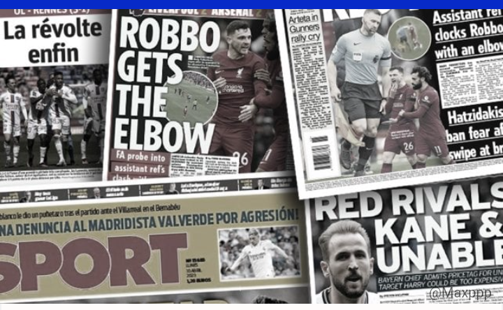 Manchester United jubile pour le transfert d’Harry Kane, l’Angleterre choquée par le coup de sang d’un arbitre à Liverpool