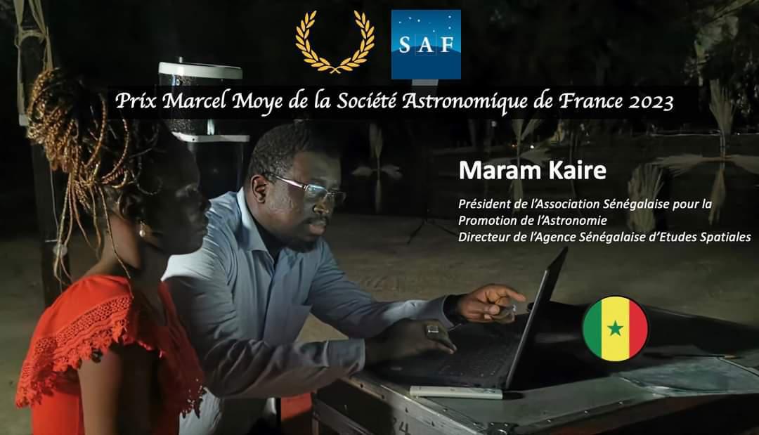 Distinction: Maram Kaîré devient le 1er astronome africain à recevoir le prix Marcel Moye
