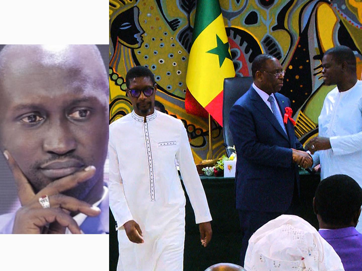 Bamba Kassé demande la libération du journaliste Pape Ndiaye devant Macky qui n’a pipé mot